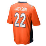 Kareem Jackson 22 Denver Broncos Men Game Jersey - Orange