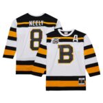 Cam Neely Boston Bruins Mitchell & Ness  1991/92 Alternate Captain Blue Line Player Jersey - White