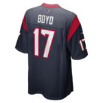 Kris Boyd 17 Houston Texans Game Men Jersey - Navy