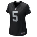 Divine Deablo 5 Las Vegas Raiders Women Game Jersey - Black
