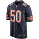 Mike Singletary 50 Chicago Bears Men Game Retired Jersey - Navy