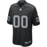 Las Vegas Raiders Men Custom Game Jersey - Black