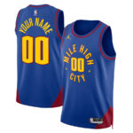 Denver Nuggets 2023/24 Statement Swingman Custom Men Jersey - Royal