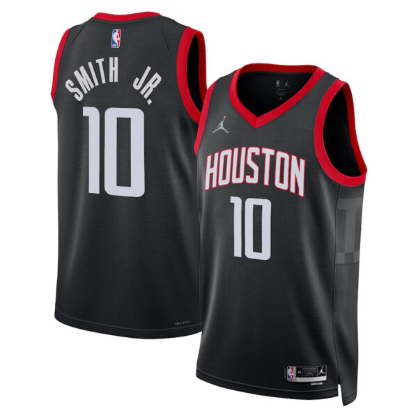 Jabari Smith Jr. 10 Houston Rockets 2023/24 Statement Edition Swingman Jersey - Black