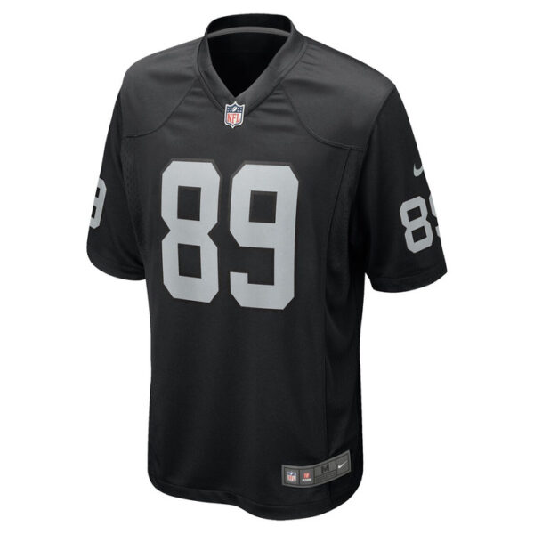 Brock Bowers Las Vegas Raiders 2024 First Round Pick Player Game Jersey - Black