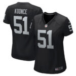 Malcolm Koonce 51 Las Vegas Raiders Women Game Jersey - Black