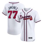 Joe Jimenez Atlanta Braves  Home Elite Player Jersey - White