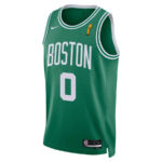 Jayson Tatum 0 Signed Best Moments At Boston Celtics 2024 Icon Edition Jersey - Final Champions Patch - Green