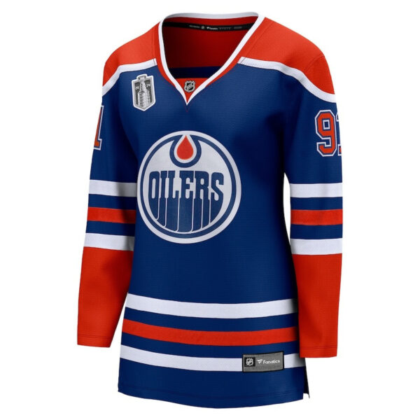 Evander Kane Edmonton Oilers 2024 Stanley Cup Final Home Breakaway Player Jersey - Royal, Women