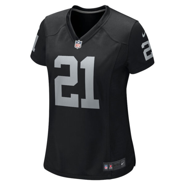Amik Robertson 21 Las Vegas Raiders Women Team Game Jersey - Black