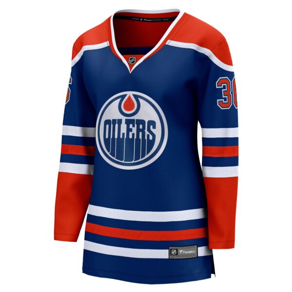 Jack Campbell Edmonton Oilers Fanatics Women's Home Breakaway Player Jersey - Royal