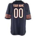 Chicago Bears YOUTH Custom Game Jersey - Navy