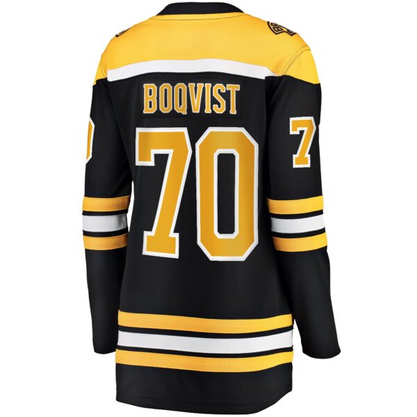 Jesper Boqvist Boston Bruins Fanatics Women's Home Breakaway Player Jersey - Black