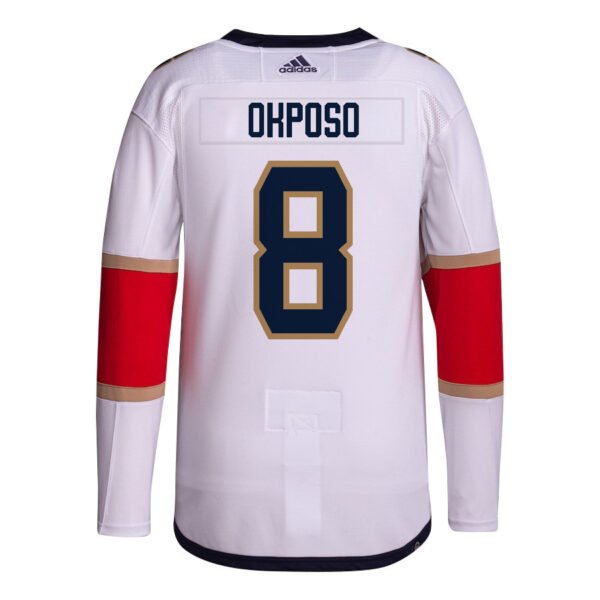 Kyle Okposo 8 Florida Panthers 2024 STANLEY CUP Final Away Breakaway Jersey - Men, White
