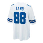 CeeDee Lamb 88 Dallas Cowboys Signed Glass Home Game Men Jersey - White