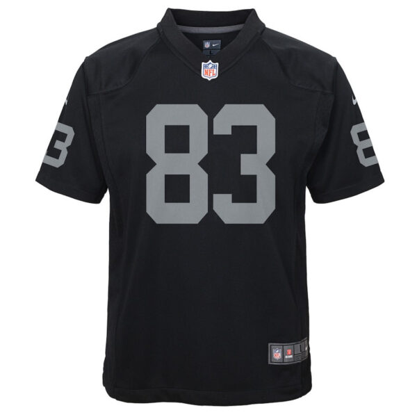 Darren Waller 83 Las Vegas Raiders YOUTH Game Jersey - Black