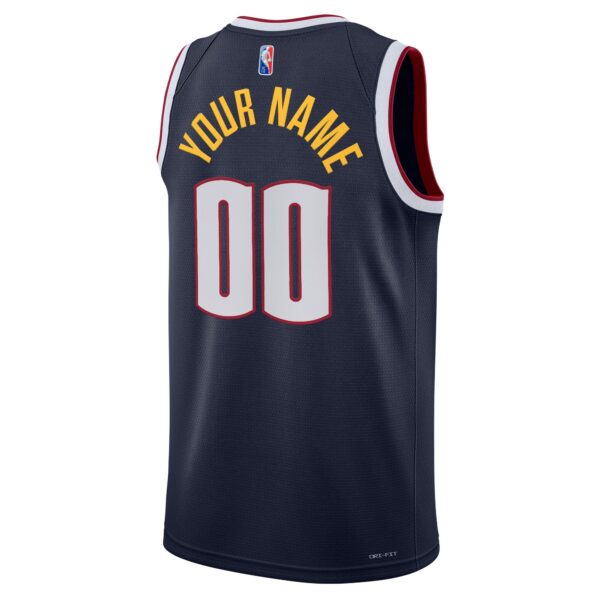 Denver Nuggets  2021/22 Diamond Swingman Custom Jersey - Icon Edition - Navy