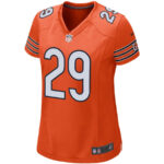 Tarik Cohen 29 Chicago Bears Women Game Jersey - Orange