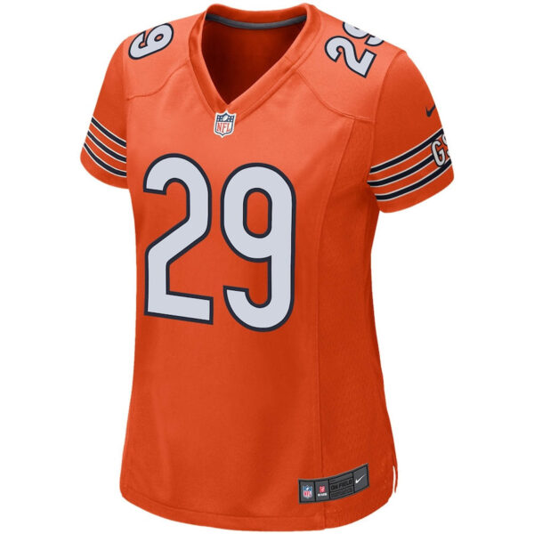 Tarik Cohen 29 Chicago Bears Women Game Jersey - Orange