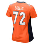 Garett Bolles 72 Denver Broncos Women Game Jersey - Orange