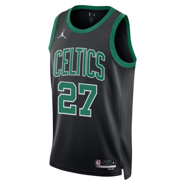 Jordan Walsh 27 Boston Celtics 2024 FINALS PATCH Swingman Jersey - Statement Edition - Black