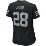 Josh Jacobs 28 Las Vegas Raiders Women Game Jersey - Black