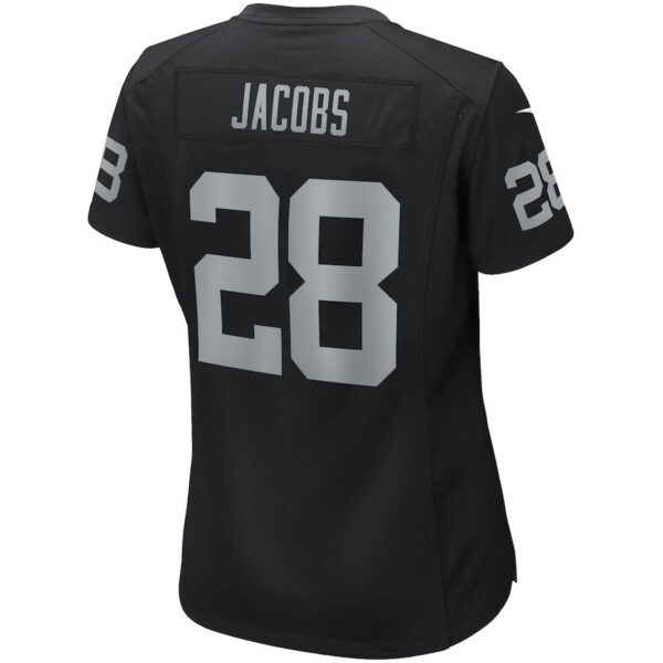 Josh Jacobs 28 Las Vegas Raiders Women Game Jersey - Black