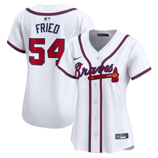Max Fried Atlanta Braves  Women's  Home Limited Player Jersey - White