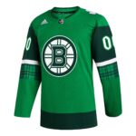 Boston Bruins adidas St. Patrick's Day Authentic Custom Jersey - Kelly Green