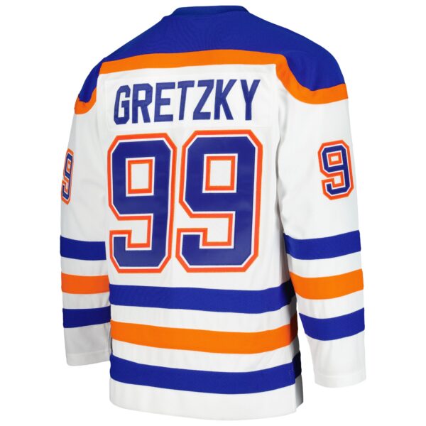 Wayne Gretzky Edmonton Oilers Mitchell & Ness  1986/87 Blue Line Player Jersey - White
