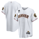 Denver Nuggets Baseball Men Jersey - White