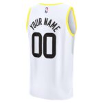 Utah Jazz Fanatics Youth Fast Break Replica Custom Jersey - Association Edition - White