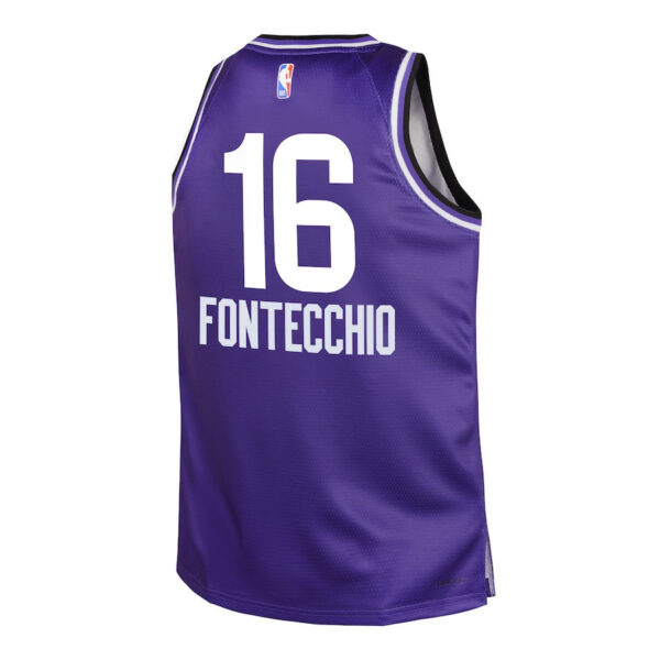 Simone Fontecchio 16 Utah Jazz 2023/24 City Edition Swingman YOUTH Jersey - Purple