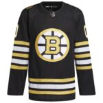 Boston Bruins adidas   100th Anniversary Primegreen Authentic Custom Jersey - Black