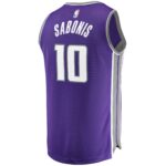 Domantas Sabonis Sacramento Kings Fanatics Fast Break Replica Jersey - Icon Edition - Purple
