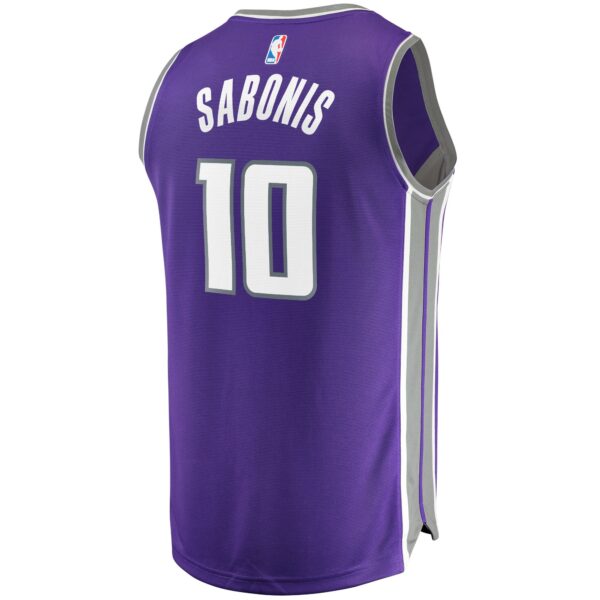 Domantas Sabonis Sacramento Kings Fanatics Fast Break Replica Jersey - Icon Edition - Purple