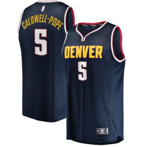 Kentavious Caldwell-Pope Denver Nuggets Fanatics Fast Break Replica Jersey - Icon Edition - Navy