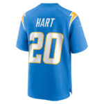 Cam Hart 20 Los Angeles Chargers Team Game Men Jersey - Powder Blue