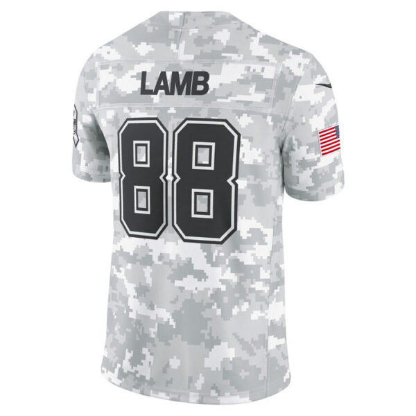 CeeDee Lamb Dallas Cowboys 2024 Salute to Service Limited Jersey - Arctic Camo