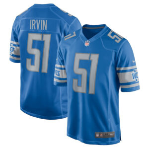 Bruce Irvin 51 Detroit Lions Game Men Jersey - Blue