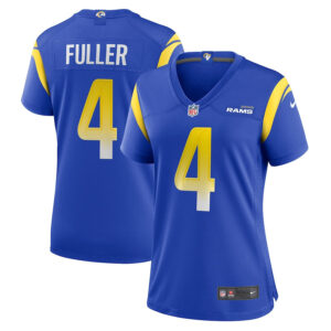 Jordan Fuller 4 Los Angeles Rams Women Game Jersey - Royal