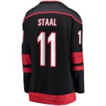 Jordan Staal Carolina Hurricanes Fanatics Women's Home Captain Patch Breakaway Player Jersey - Black