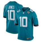 Mac Jones 10 Jacksonville Jaguars Alternate Game Men Jersey - Teal