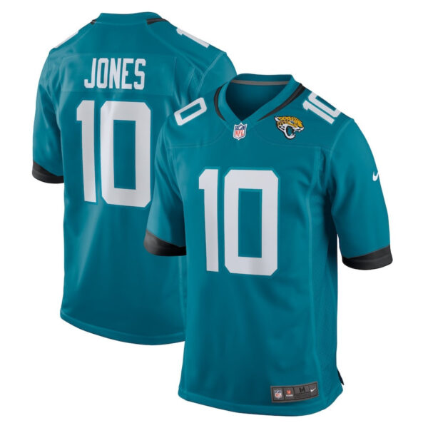 Mac Jones 10 Jacksonville Jaguars Alternate Game Men Jersey - Teal