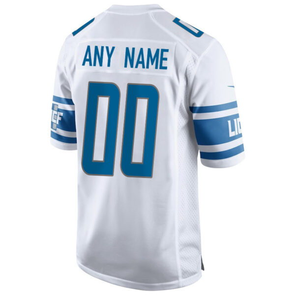 Detroit Lions 2023 NFC North Champions It's A Lock Game Men Custom Jersey - White