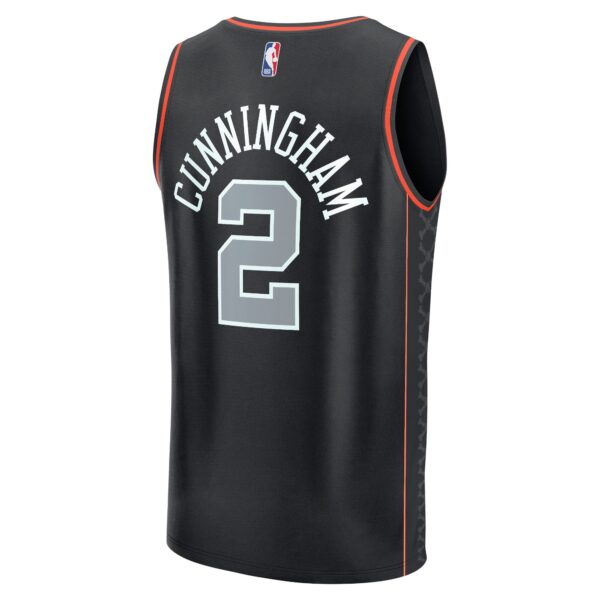 Cade Cunningham Detroit Pistons Fanatics Youth Fast Break Jersey - Black - City Edition