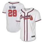 Matt Olson Atlanta Braves  Youth Home Limited Player Jersey - White