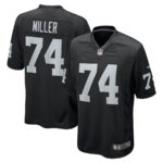 Kolton Miller 74 Las Vegas Raiders Men Game Jersey - Black