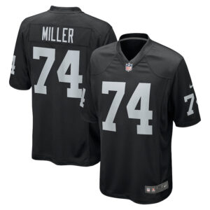 Kolton Miller 74 Las Vegas Raiders Men Game Jersey - Black