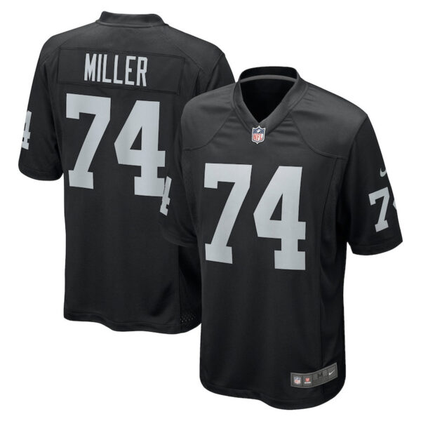 Kolton Miller 74 Las Vegas Raiders Men Game Jersey - Black